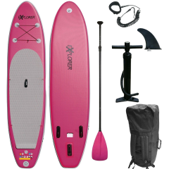 320 eXplorer SUP - Stand Up Paddle Surfboard I 320x76x15cm | rosa
