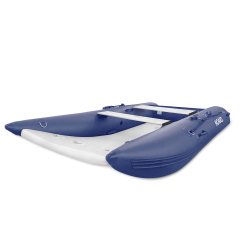 NOARD 3,6 meter gummibåt meduppblåsbar botten (blå/grå)