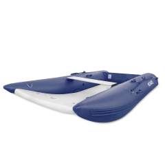 NOARD 3,0 meter gummibåt meduppblåsbar botten (blå/grå)
