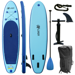 320 eXplorer SUP - Stand Up Paddle Surfboard I 320x76x15cm | blå