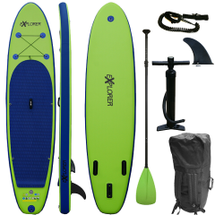 320 eXplorer SUP - Stand Up Paddle Surfboard I 320x76x15cm | grön